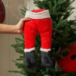Christmas Tree Decoration Santa Claus Elf Legs Plush Door Decor Christmas Home Hanging Ornaments - Image 6