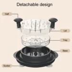 Bottom Suction Cup Multi-Functional Chicken Breast Salad Shredder Manual Meat Grinder - Image 4