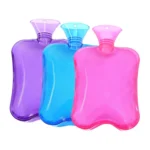 Clear PVC Thick Warm Water Bag Hand Warmer Girls Pocket Warmer Hot Water Bag - Image 2