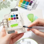 Mini Portable Watercolor Acrylic Box For Sketching - Image 2