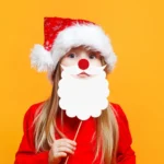 Christmas Party Decoration Children Adults Quirky Photo Frame Handheld Photo Props - Image 8