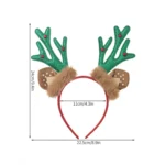 Christmas Deer Antler Plush Headband Festival Party Makeup Props - Image 3