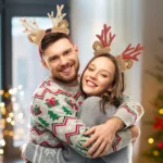 Christmas Deer Antler Plush Headband Festival Party Makeup Props - Image 7