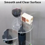 3 Layer Acrylic Round Table Bedroom Living Room Wine Table - Image 3