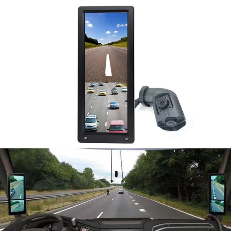 10.36 inch Wired HD 1 Drag 1 Blind Zone Monitor Universal AHD Reversing Kit
