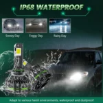 Pair 150W Four Copper Tube 24 LED Spotlight Car Headlight - Image 11