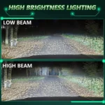 Pair 150W Four Copper Tube 24 LED Spotlight Car Headlight - Image 10