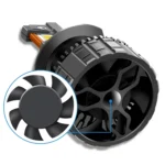 95W LED Three Copper Tube Aluminum Alloy Thick Headlight - Image 4