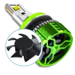 Pair 100W LED Double Copper Tube Aluminum Alloy Waterproof Car Headlight - Image 4