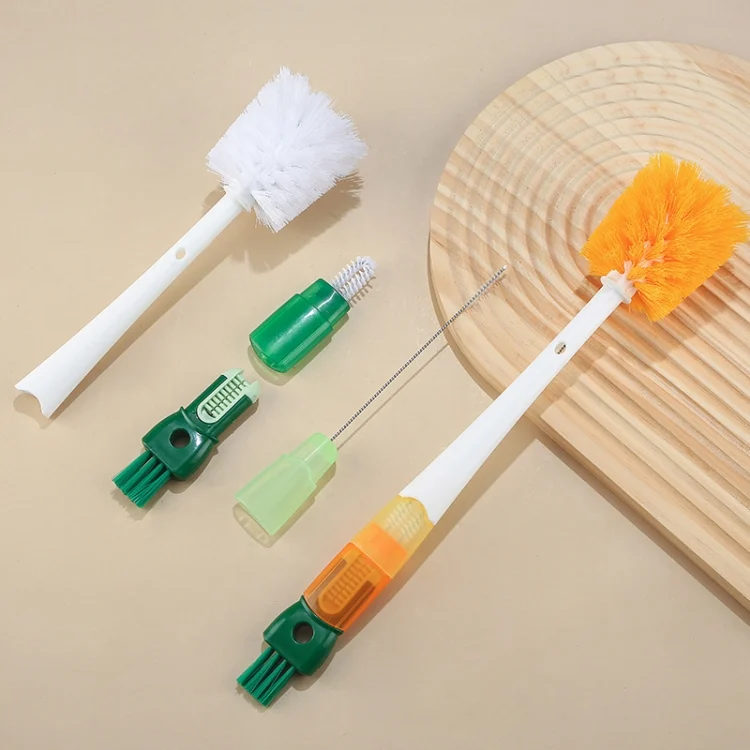 TBD06052462_B4.webp 5 In 1 Multifunctional Cup Brush Long Carrot Washing Bottle Cup Lid Groove Cleaning Brush - Image 5