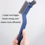 3 In 1 Multipurpose Bathroom Tile Floor Crevice Cleaning Brush Window Groove Wall Corner Brush - Image 5