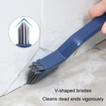 3 In 1 Multipurpose Bathroom Tile Floor Crevice Cleaning Brush Window Groove Wall Corner Brush - Image 6