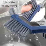 3 In 1 Multipurpose Bathroom Tile Floor Crevice Cleaning Brush Window Groove Wall Corner Brush - Image 9
