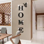 HOME Family Slogan 3D Acrylic Mirror Wall Sticker Foyer Doorway Decoration - Image 6