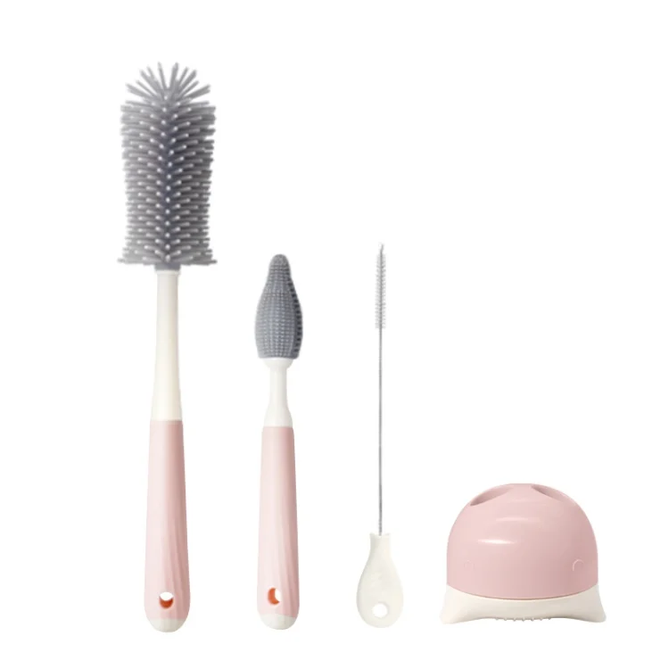 TBD0605248801A.webp Silicone Rotating Multifunction Cleaning Cup Brush Set Bottle Nipple Straw Cleaner Brush - Image 1