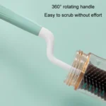 Silicone Rotating Multifunction Cleaning Cup Brush Set Bottle Nipple Straw Cleaner Brush - Image 12