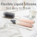 Silicone Rotating Multifunction Cleaning Cup Brush Set Bottle Nipple Straw Cleaner Brush - Image 4