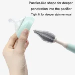 Silicone Rotating Multifunction Cleaning Cup Brush Set Bottle Nipple Straw Cleaner Brush - Image 6
