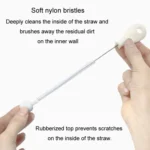 Silicone Rotating Multifunction Cleaning Cup Brush Set Bottle Nipple Straw Cleaner Brush - Image 7