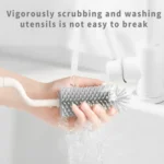 Silicone Rotating Multifunction Cleaning Cup Brush Set Bottle Nipple Straw Cleaner Brush - Image 9
