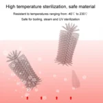 Silicone Rotating Multifunction Cleaning Cup Brush Set Bottle Nipple Straw Cleaner Brush - Image 10