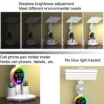 4 Heads Horizontal LED Eye-Care Table Lamp Children Study Desktop Reading Light With Pen Holder - Image 6