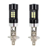 1pair Automotive High-power LED White Light Fog Lamp