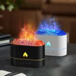 HX853B USB Plug-In Colorful Flame Lighting Effect Aromatherapy Humidifier - Image 2
