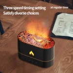 HX853B USB Plug-In Colorful Flame Lighting Effect Aromatherapy Humidifier - Image 5