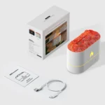 HX853B USB Plug-In Colorful Flame Lighting Effect Aromatherapy Humidifier - Image 9