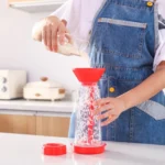 Home Handheld Rotary Flour Mixing Cup Kitchen Flour Sifter Baking Gadget - Image 4