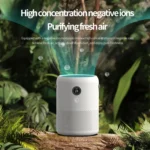 HX830 Smart Digital Display UV Ultraviolet Sterilization Desktop Negative Ion Air Purifier - Image 5