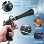 High Pressure Car Interior Cleaning Gun with Bearing Car Beauty Dust Removal Brush - Image 5