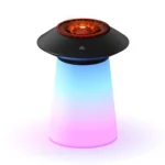 HX126 Sound Pickup RGB Light Volcano Humidifier Simulated Flame Aromatherapy Machine