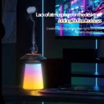 HX126 Sound Pickup RGB Light Volcano Humidifier Simulated Flame Aromatherapy Machine - Image 3