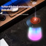 HX126 Sound Pickup RGB Light Volcano Humidifier Simulated Flame Aromatherapy Machine - Image 5