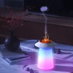 HX126 Sound Pickup RGB Light Volcano Humidifier Simulated Flame Aromatherapy Machine - Image 10