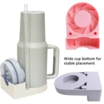 For Stanley 40oz/30oz Tumbler Drain Rack With Lid & Straw Holder - Image 4