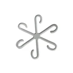 Plant Stem Support Bracket Garden Vegetable Plant Root Stem Holder