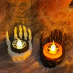 Halloween LED Candle Light Ghost Festival Decoration Palm Rest Night Light Horror Layout Prop - Image 2