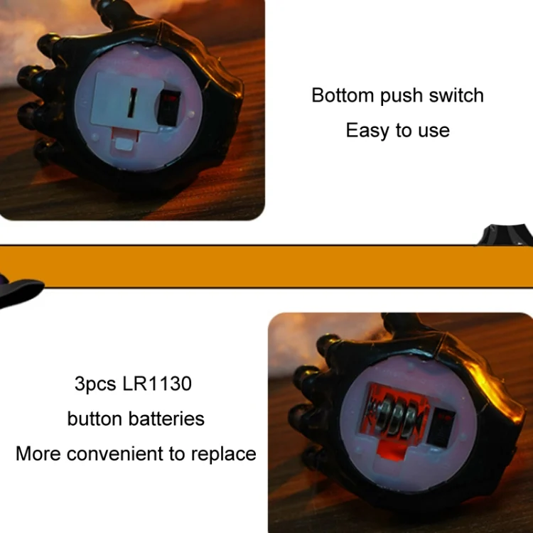 TBD06052662_B2.webp Halloween LED Candle Light Ghost Festival Decoration Palm Rest Night Light Horror Layout Prop - Image 3