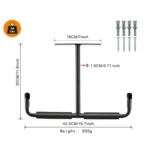 2pcs /Pack  Heavy Duty Ceiling Storage Hooks for Hanging Lumber Ladder Tool & Other Bulky Items - Image 3