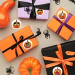 25mm Halloween Party Favors Label Stickers DIY Decorative Labels Cute Smile Pumpkin Seal Stickers - Image 2