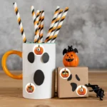 25mm Halloween Party Favors Label Stickers DIY Decorative Labels Cute Smile Pumpkin Seal Stickers - Image 6