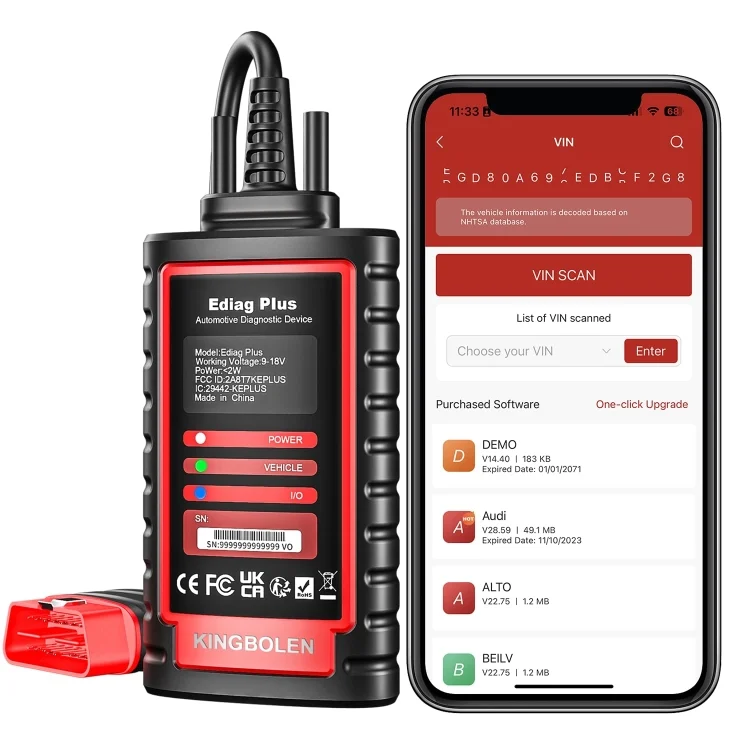 KINGBOLEN OBD2 Car Tester Diagnostics