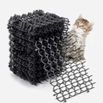 12pcs / Box Anti-Cats Barbed Spike Net Mat Sofas Gate Garden Cats Repellent Tool - Image 2