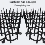 12pcs / Box Anti-Cats Barbed Spike Net Mat Sofas Gate Garden Cats Repellent Tool - Image 7