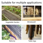 12pcs / Box Anti-Cats Barbed Spike Net Mat Sofas Gate Garden Cats Repellent Tool - Image 9