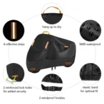 Motorcycle Rain Sun Protection Cover Oxford Cloth Dustproof With Anti-theft Buckle - Image 3
