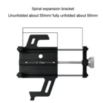 Aluminum Alloy Motorcycle Bicycle Navigation Mobile Phone Holder - Image 3